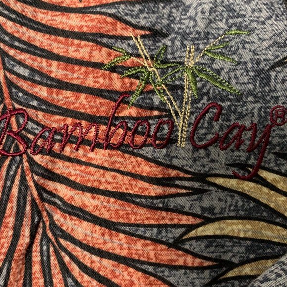 Bamboo Cay Short Sleeve Shirt Size Large - Picture 4 of 4